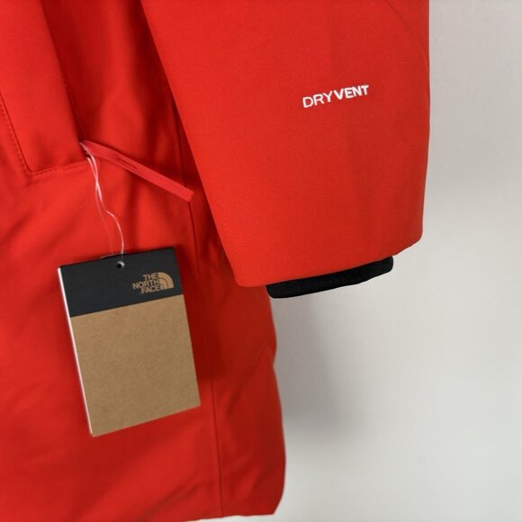 The North Face Women Arctic Parka Down Coat 600 Fill Fiery Red Plus Sz 2XL NWT - Picture 6 of 14